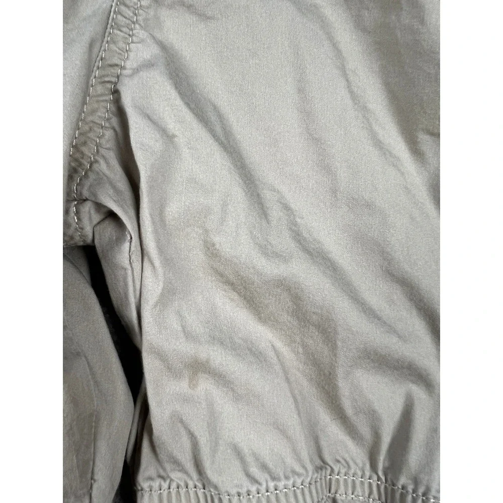 Abercrombie Kids Cargo Joggers Unisex 11/12 Tan Khaki Cotton Blend Utility Pants